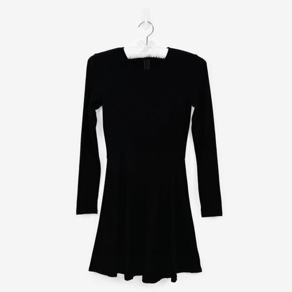 Theory‎ Tillora Dress Size 2 Black Quiet Luxury Neutral Minimalist Career Office